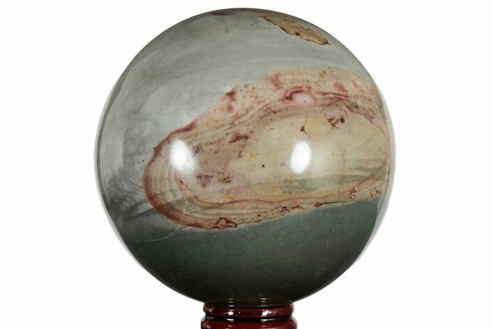 Polished Polychrome Jasper Sphere - Madagascar #210595
